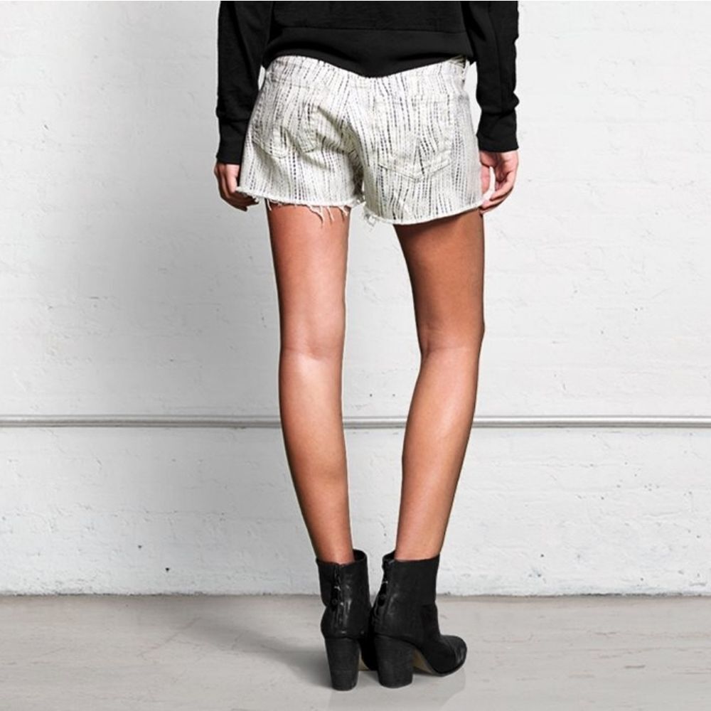 rag & bone Cut Off Short in Riptide Print - Picture 4 of 13